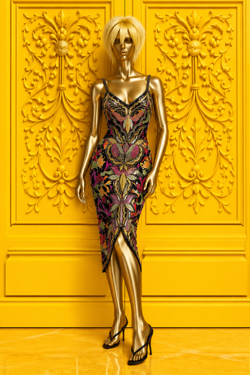 BUTTERFLY COCKTAIL DRESS