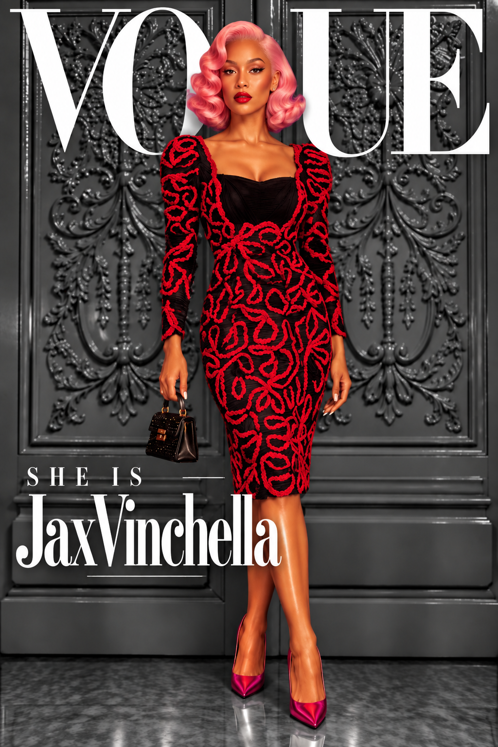 Devereaux Velvet Red Cocktail Dress