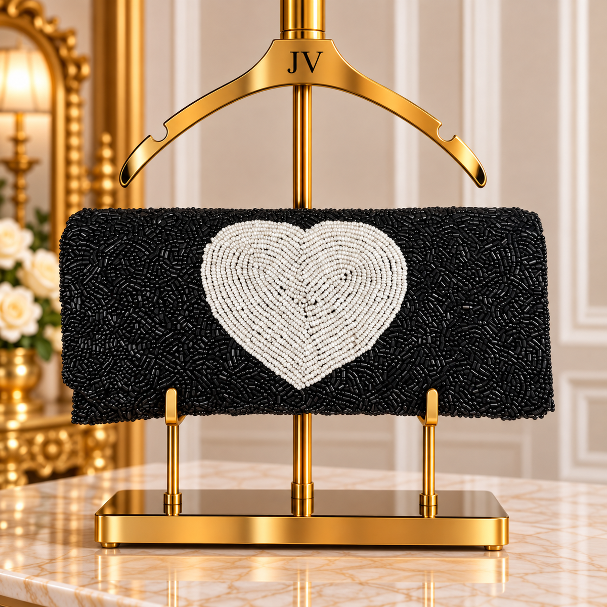 BEADED HEART PR