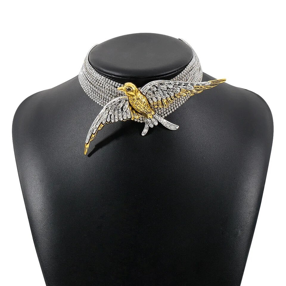 BIRDIE CHOKER NECKLACE