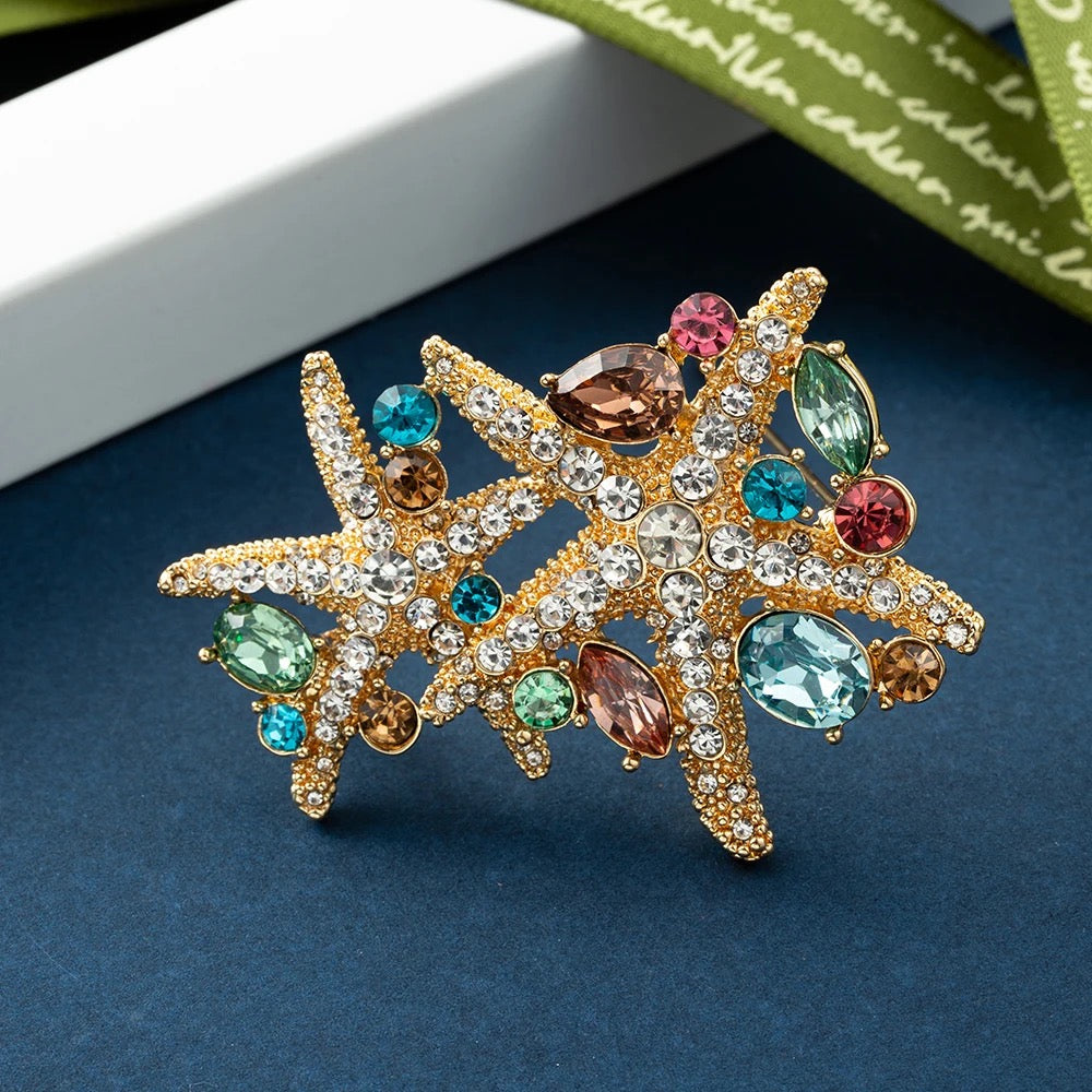 STAR STONE  BROOCH