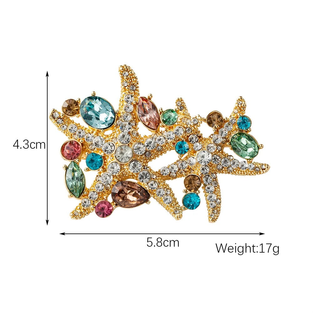 STAR STONE  BROOCH