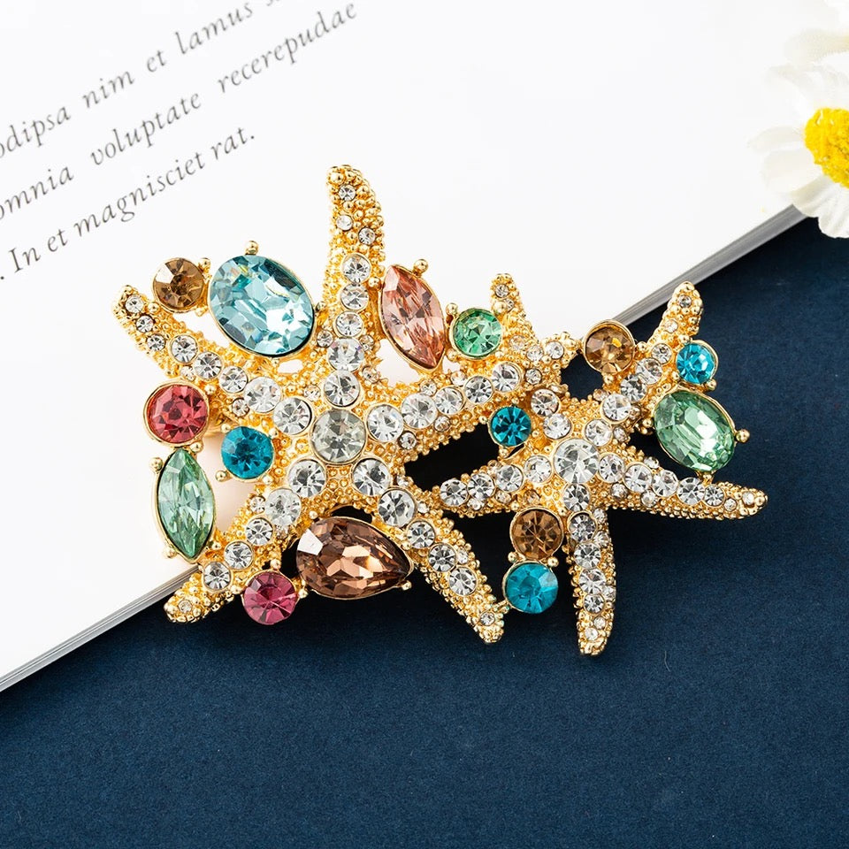 STAR STONE  BROOCH