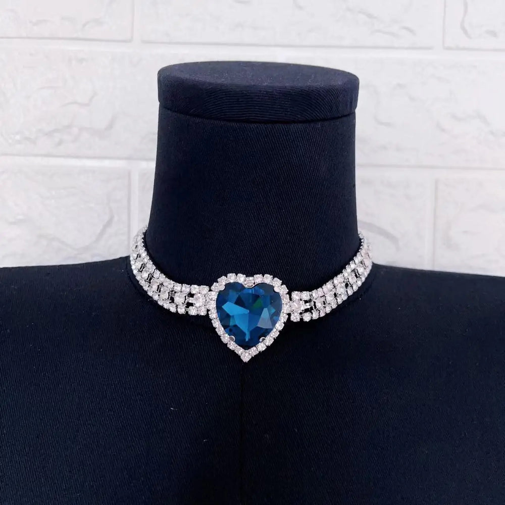 TENNIS CHOKER - BLUE