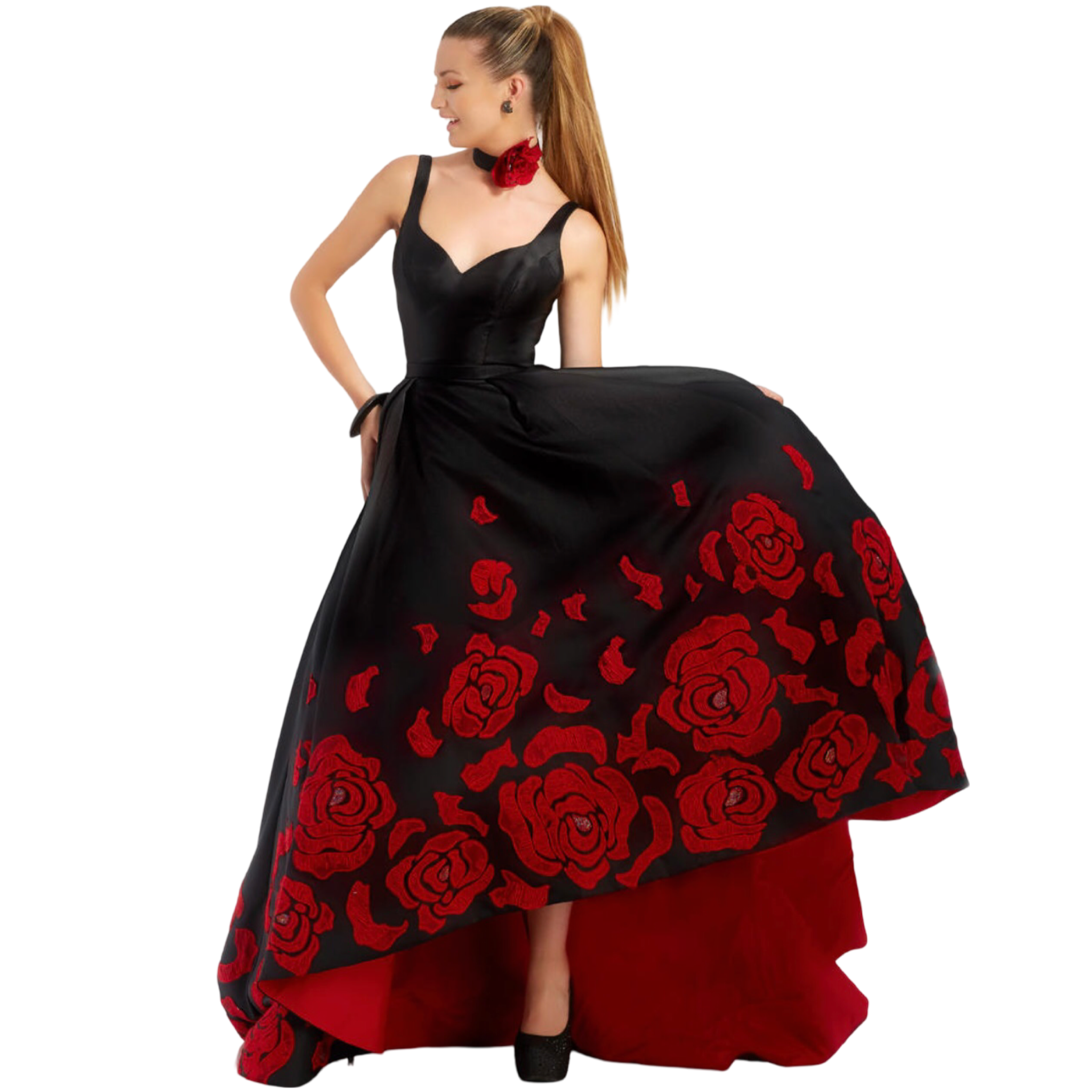 STILL A ROSE EVENING GOWN