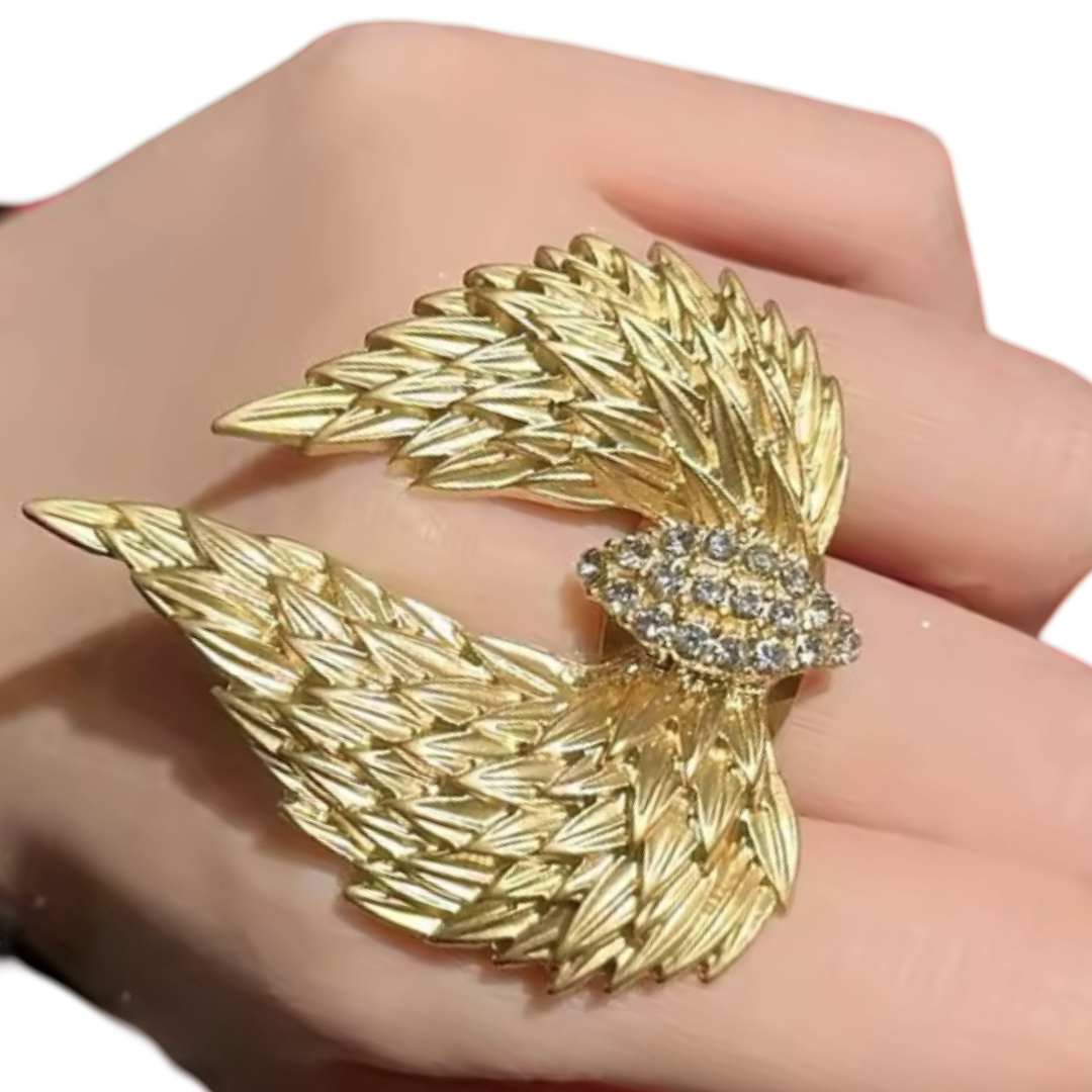 FARAH FEATHER RING