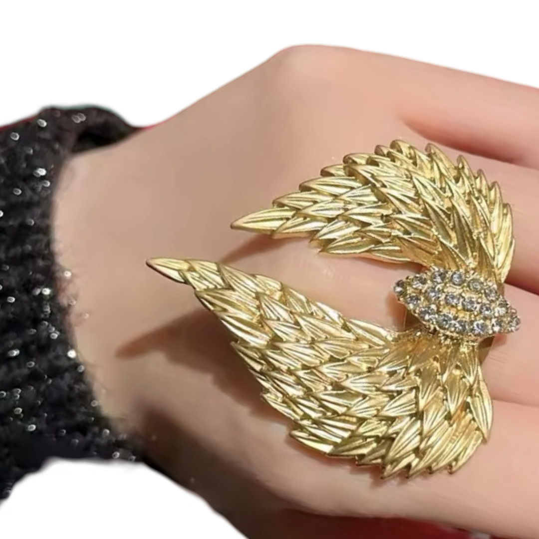 FARAH FEATHER RING