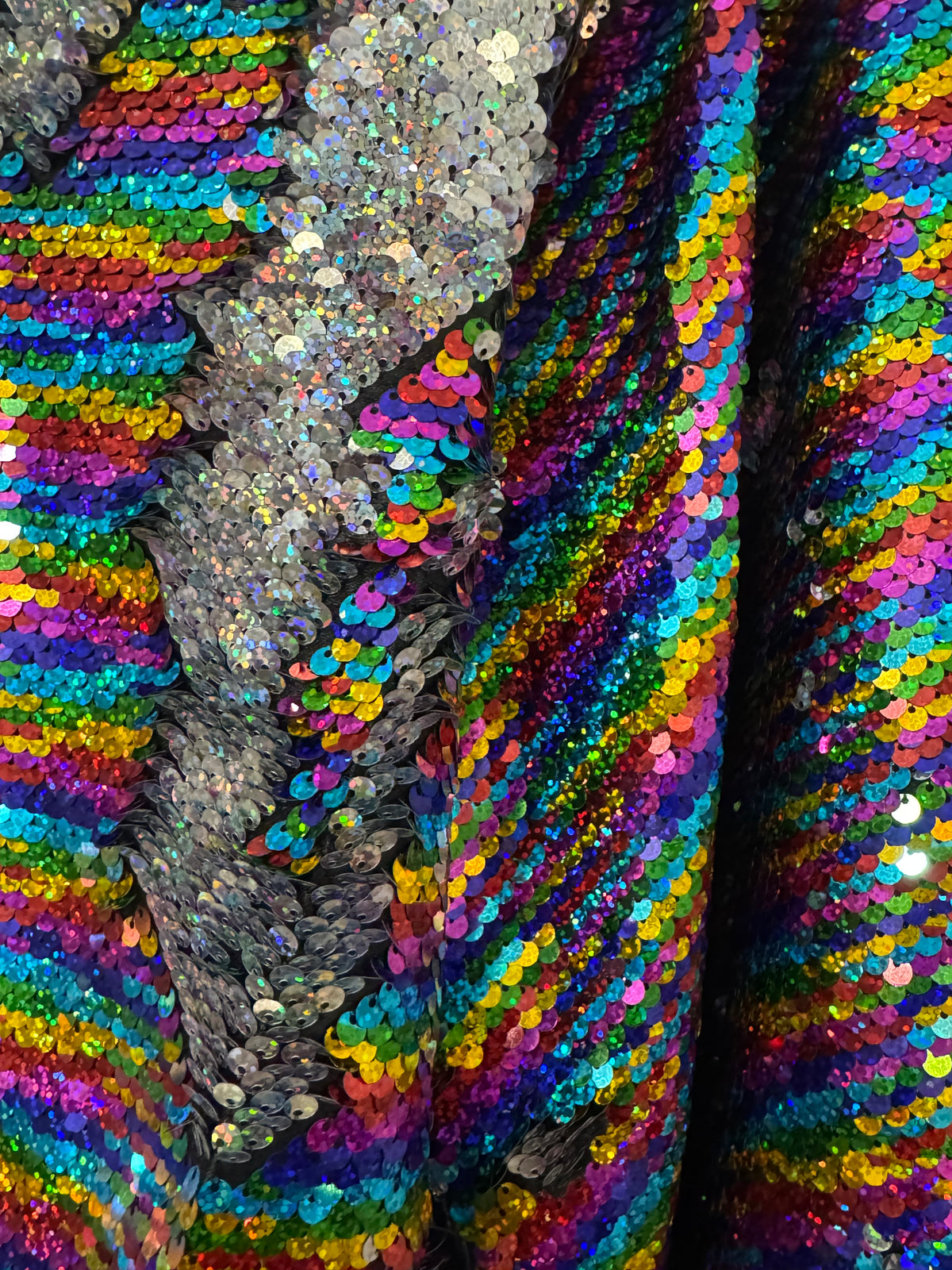 Belle Multicolor Sequined Cropped Kimono Jacket