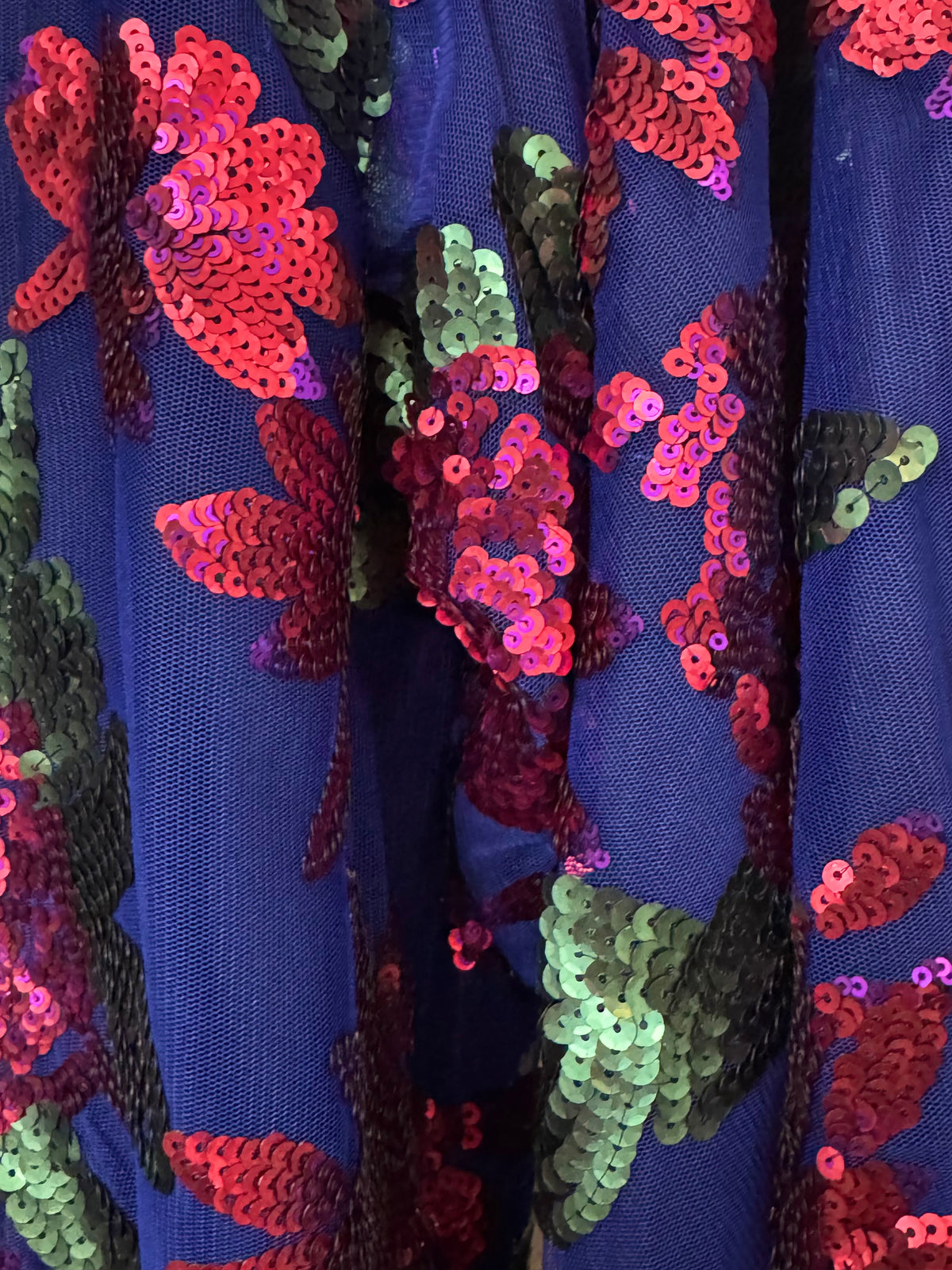 MonaLisa Gold Kimono Gown - Floral Mesh