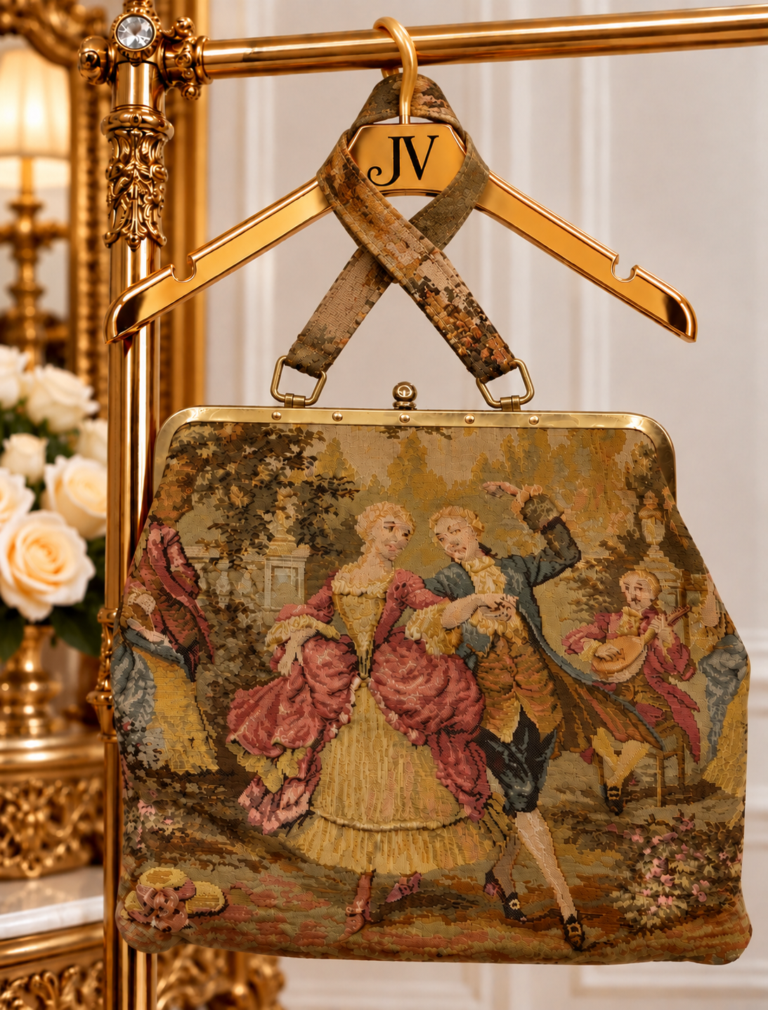 VINTAGE Tapestry Handbag